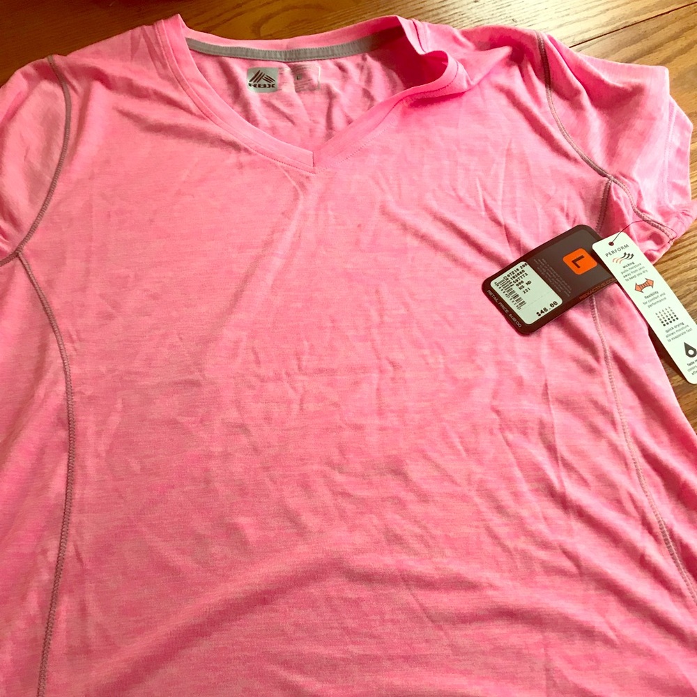 Rbx women’s active work our shirt.